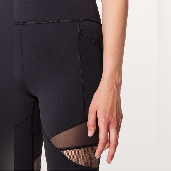 Lululemon Forget The Sweat Tight *25" Black (First Release) W5BA9S Size 8 - Picture 5 of 8